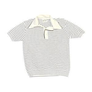 Vintage Ban-Lon Double-Knit Striped Men's Polo Shirt, Size M